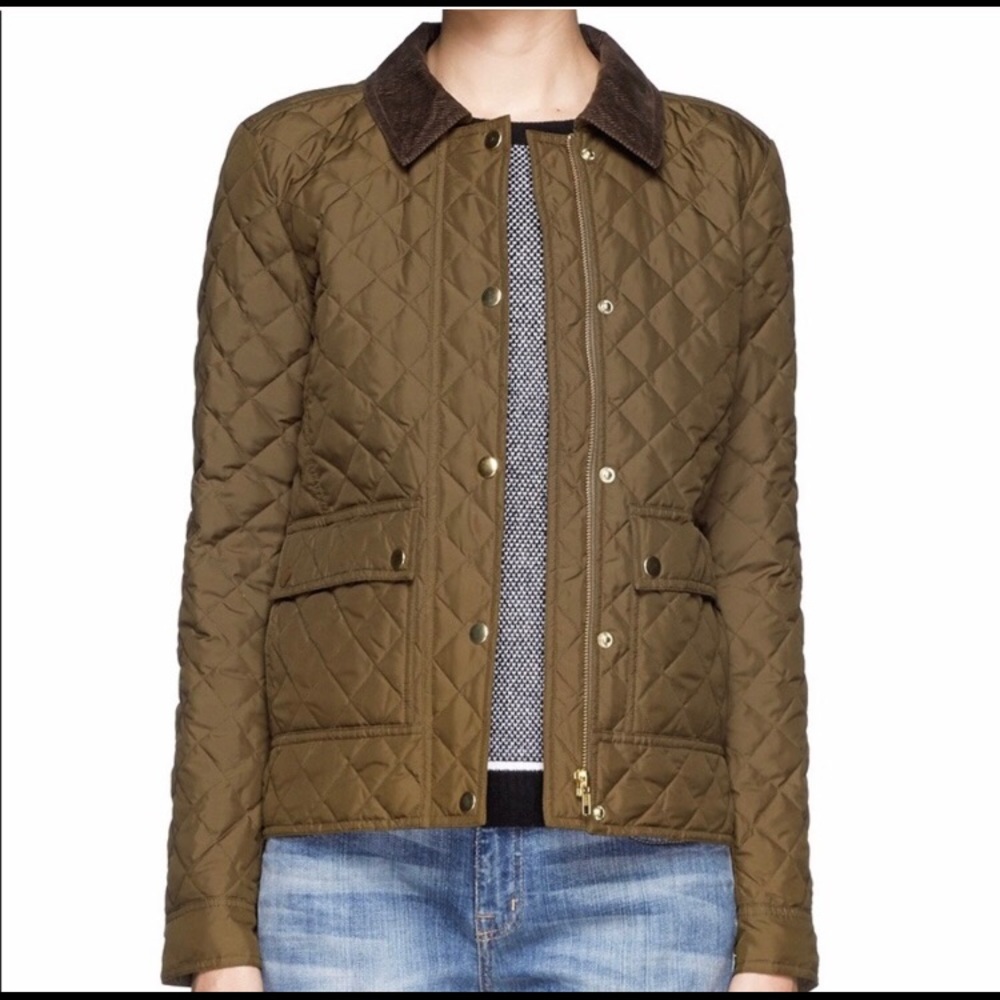 J Crew quilted tack jacket size S women’s